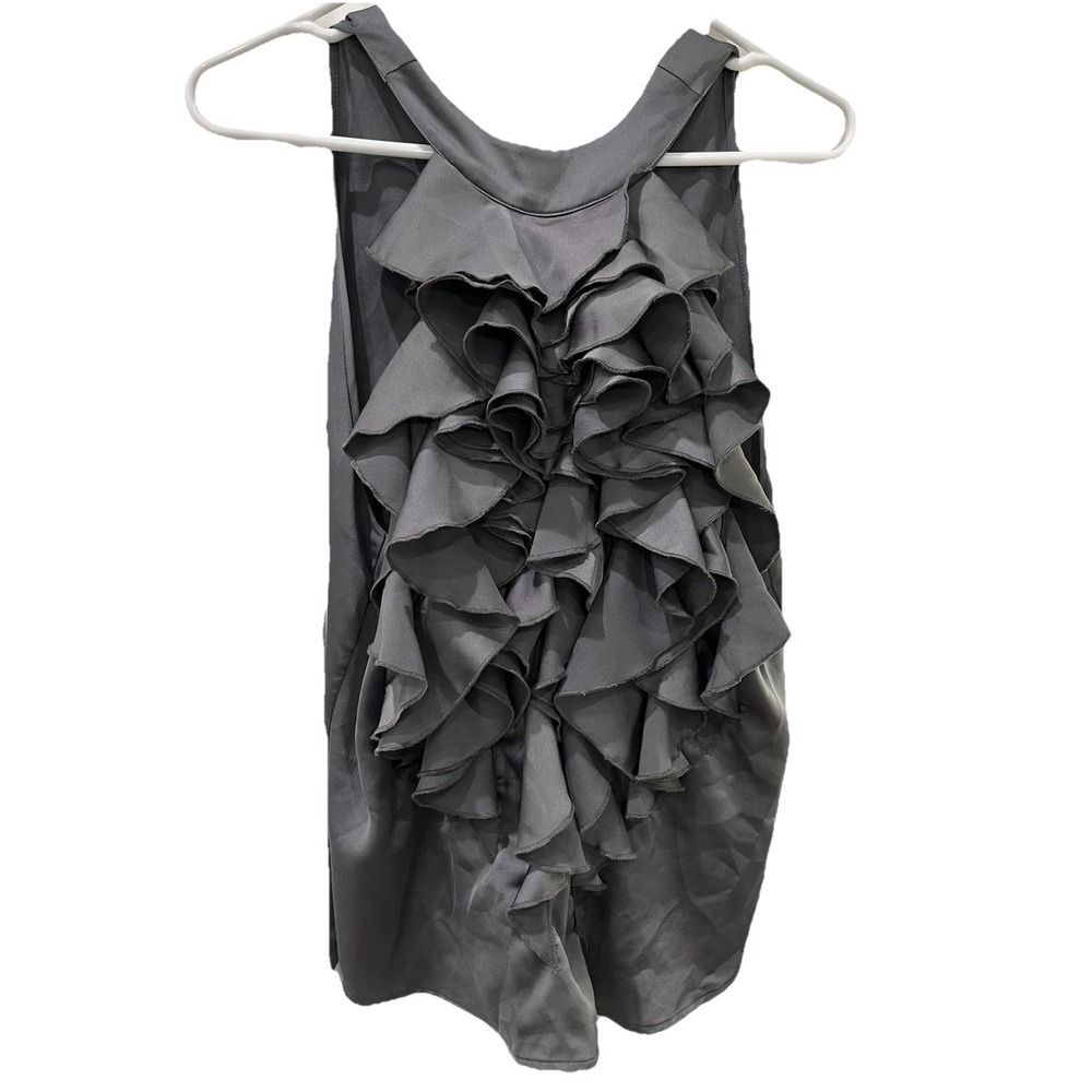 Women's NY&C 7th Avenue Design Studio Ruffled Top - Size M - Picture 2 of 2